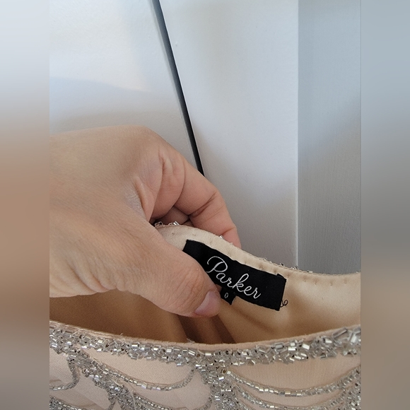 Pre-owned Parker Beaded Cocktail Gatsby Dress, Size 0 - Picture 3 of 12